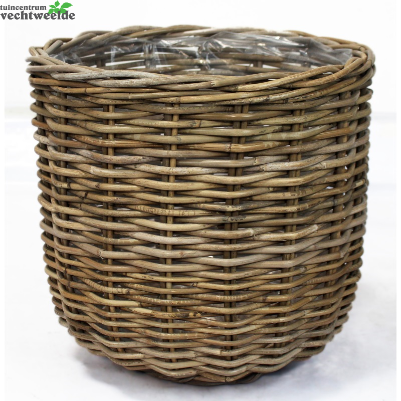  Pot Rotan Grijs D43h40cm