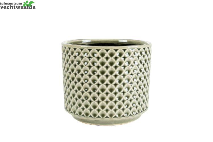  Pot Thies D17h15cm Olijfgroen