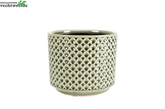  Pot Thies D17h15cm Olijfgroen