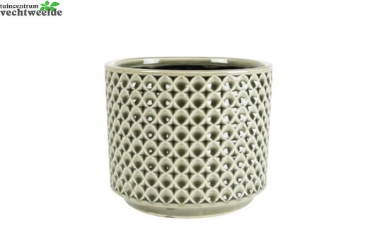  Pot Thies D19h17cm Olijfgroen