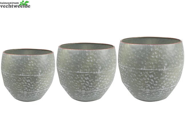  Pot Thomas Metaal D39h32cm Groen - Ter Steege