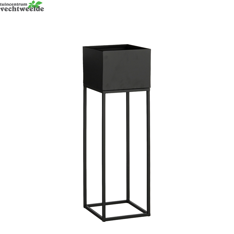  Pot Timon L24b24h78cm Zwart