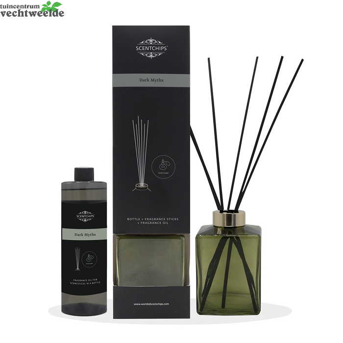  Reed Diffuser Sq Gold Dark Myths