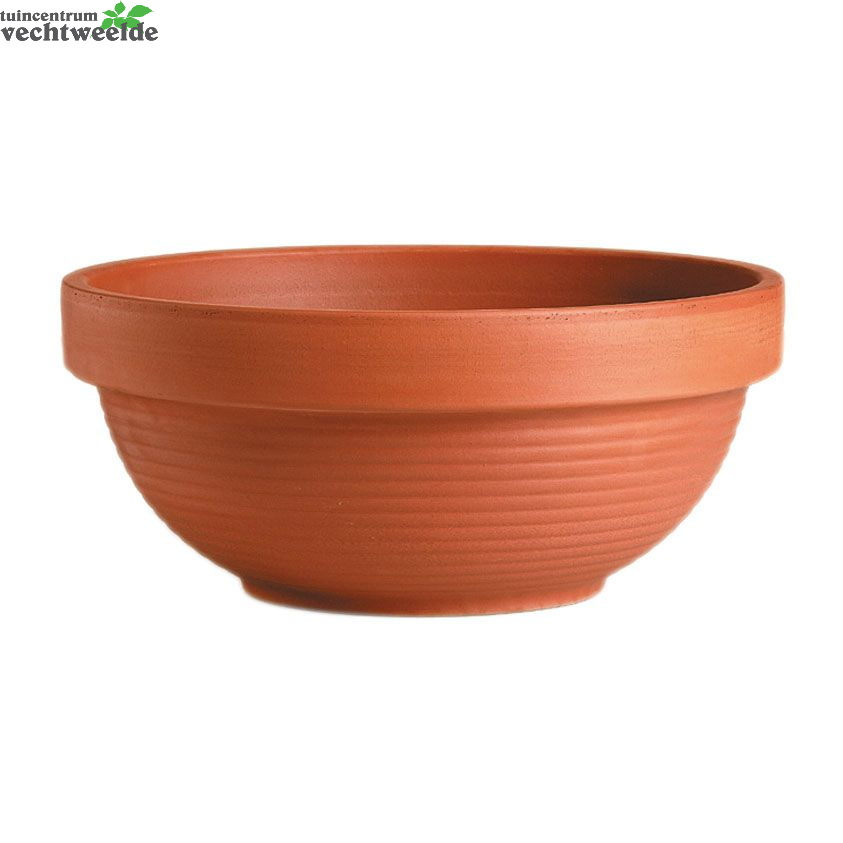  Ribschaal Roodsteen D38.5 - H17 Cm