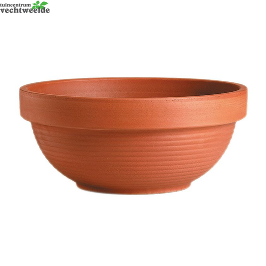  Ribschaal Roodsteen D38.5 - H17 Cm