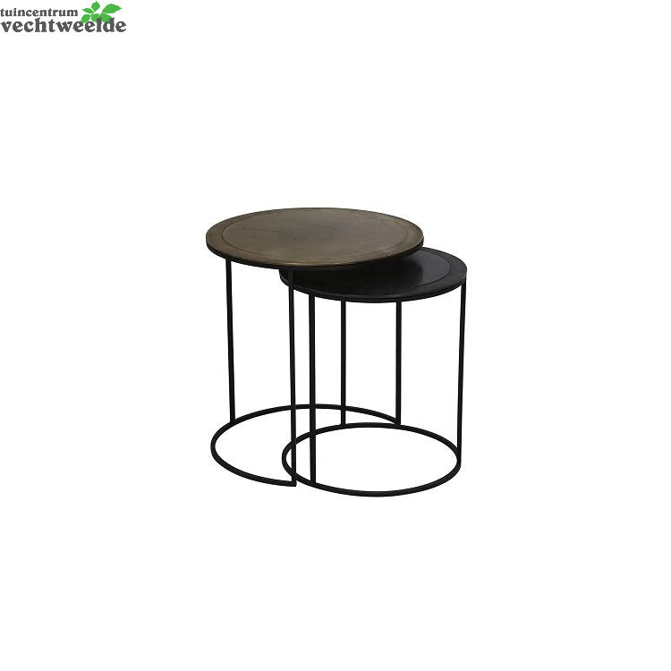  Salontafel Talca Antk Kpr+brns Klein