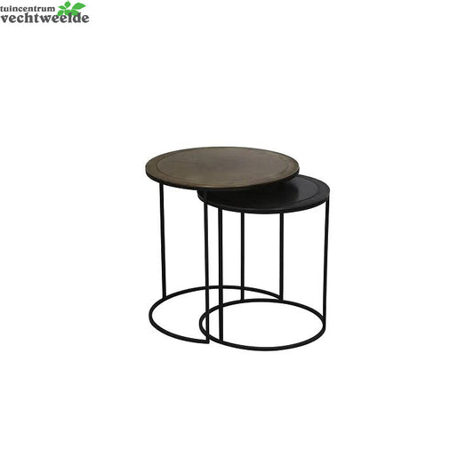  Salontafel Talca Antk Kpr+brns Klein