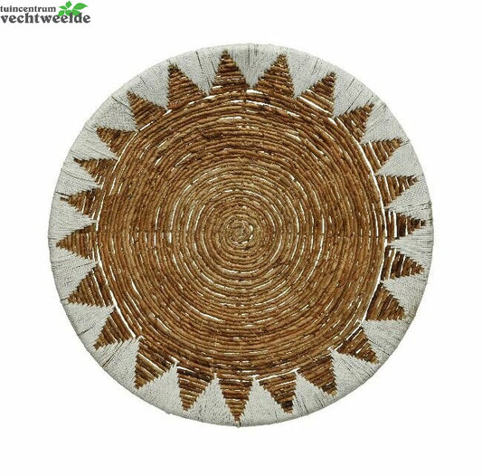 Decoris Schaal Bananenblad D66h9cm Naturel