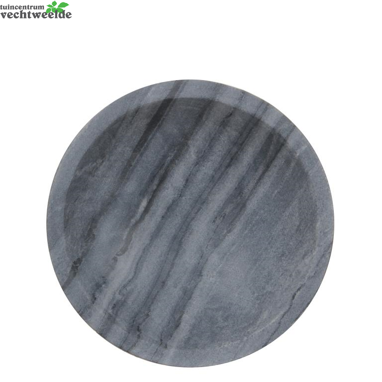  Schaal Cedri D20h4.5cm Grijs