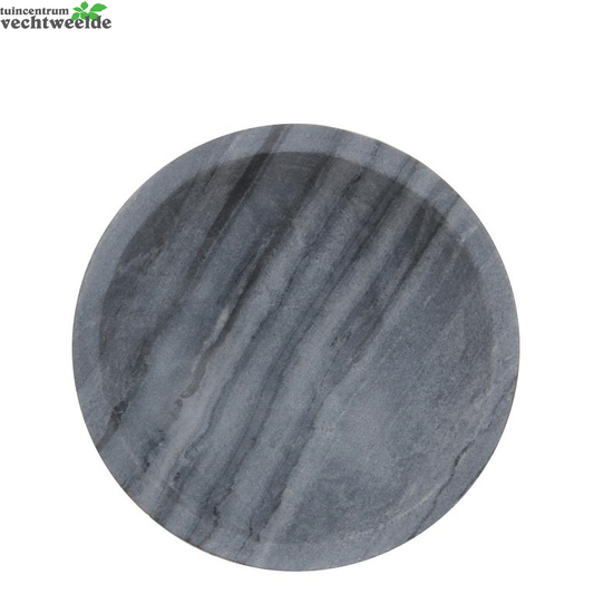  Schaal Cedri D20h4.5cm Grijs