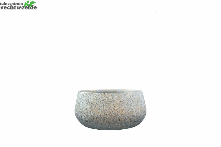  Schaal Noor D28h13cm Metallic Grijs