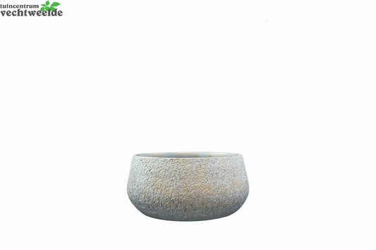  Schaal Noor D28h13cm Metallic Grijs