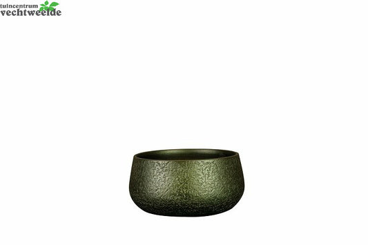  Schaal Noor D28h13cm Velvet Groen
