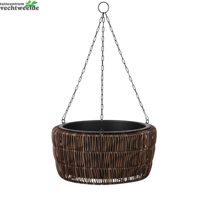  Schaal Peta D36h17cm Donkerbruin