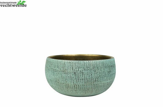  Schaal Ryan D28h13cm Shiny Blue - Ter Steege