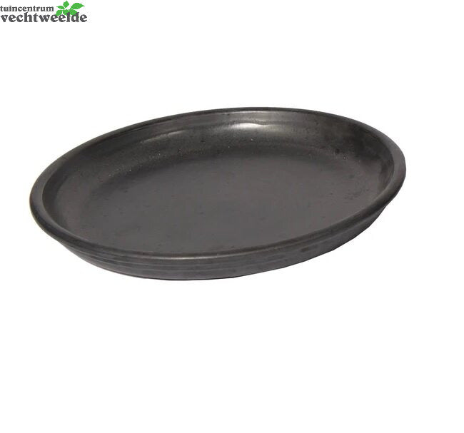  Schotel Glazed D35 - H4.5cm Mt Zwart
