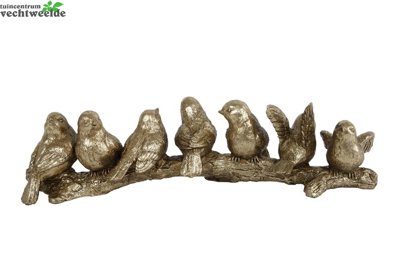  Sculptuur Vogels Poly L28b7h7cm