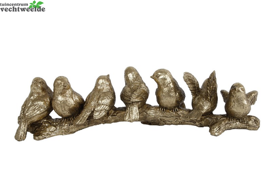  Sculptuur Vogels Poly L28b7h7cm