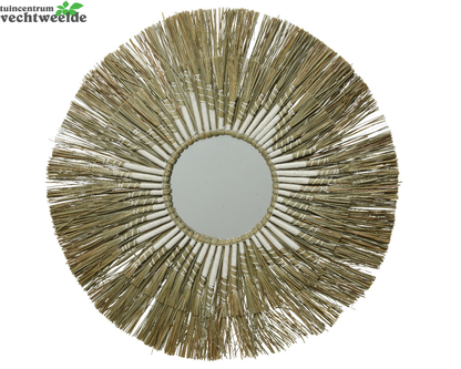 Decoris Spiegel Naturel D100h3cm Naturel