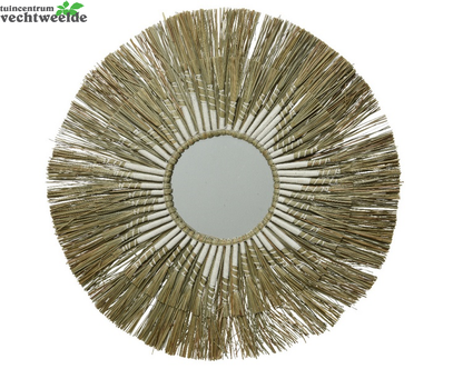 Decoris Spiegel Naturel D100h3cm Naturel