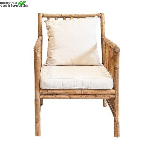  Stoel Bamboe / Rotan 60x75x85cm.