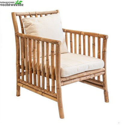  Stoel Bamboe / Rotan 60x75x85cm.