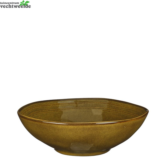  Tabo Schaal D23.5h7.5cm Oker