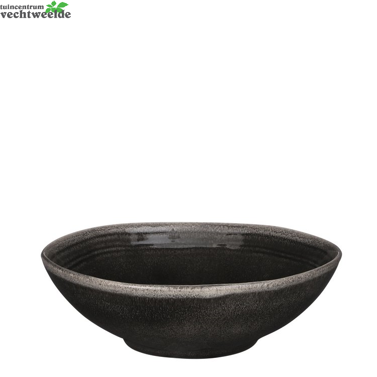  Tabo Schaal D23.5h7.5cm Zwart