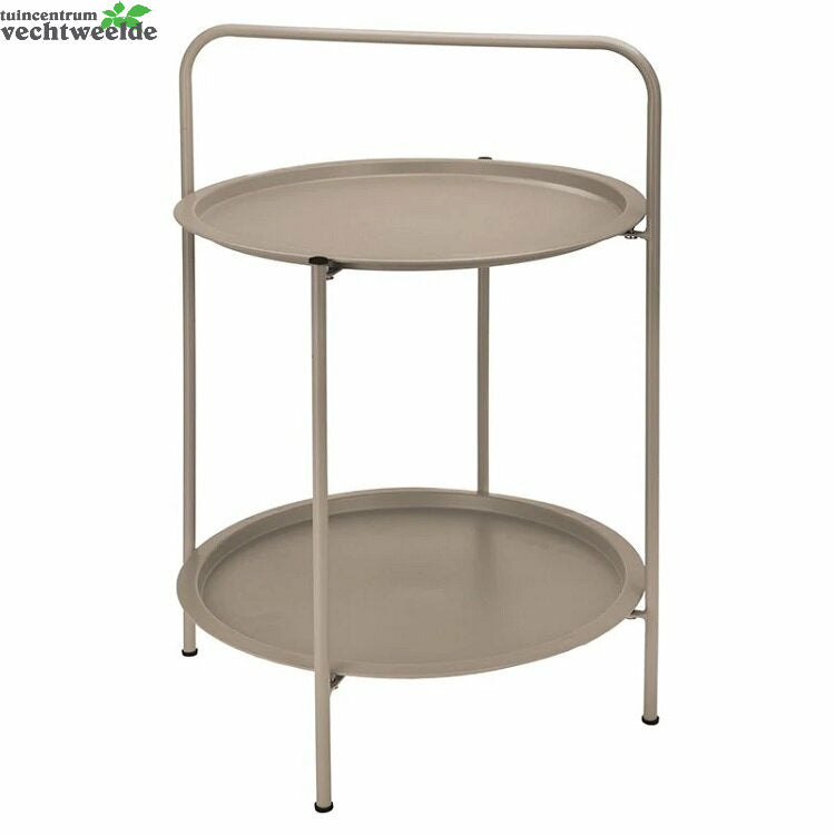  TAFEL DIA 50XH66CM MAT TAUPE
