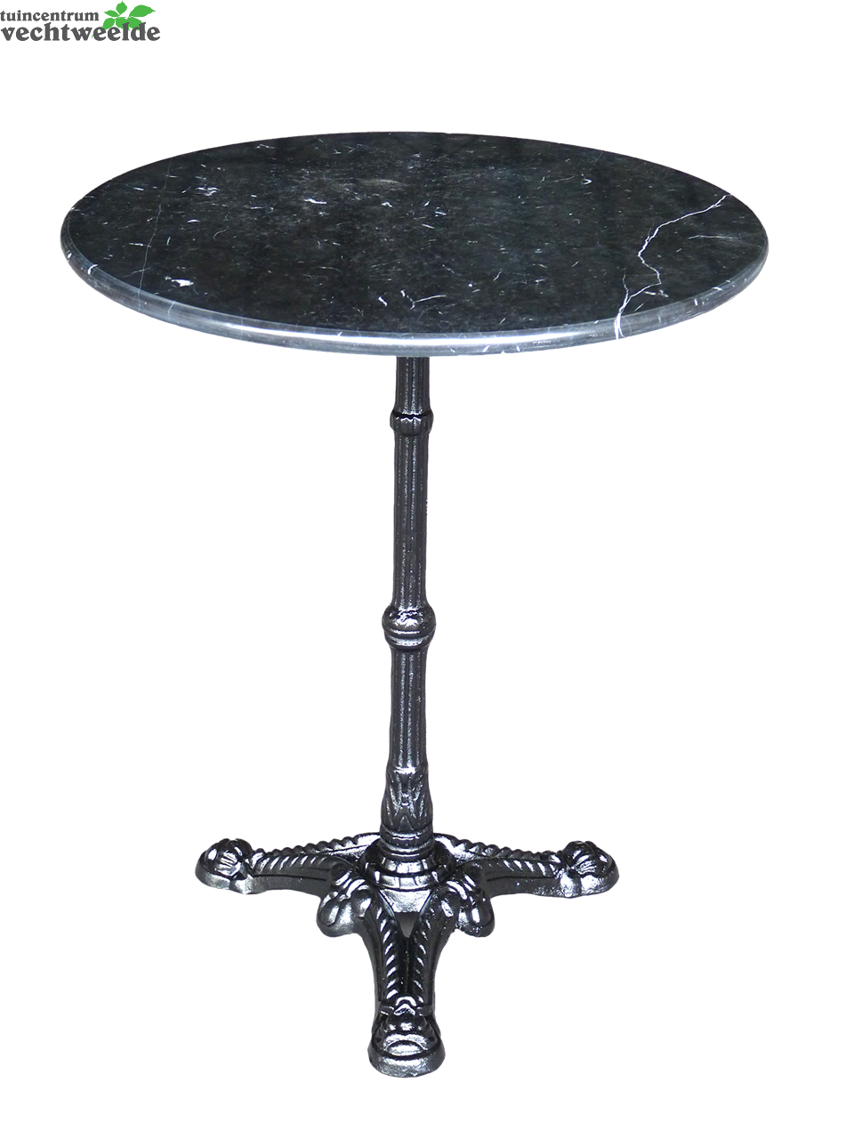  Tafel Marmer D60cm Zwart
