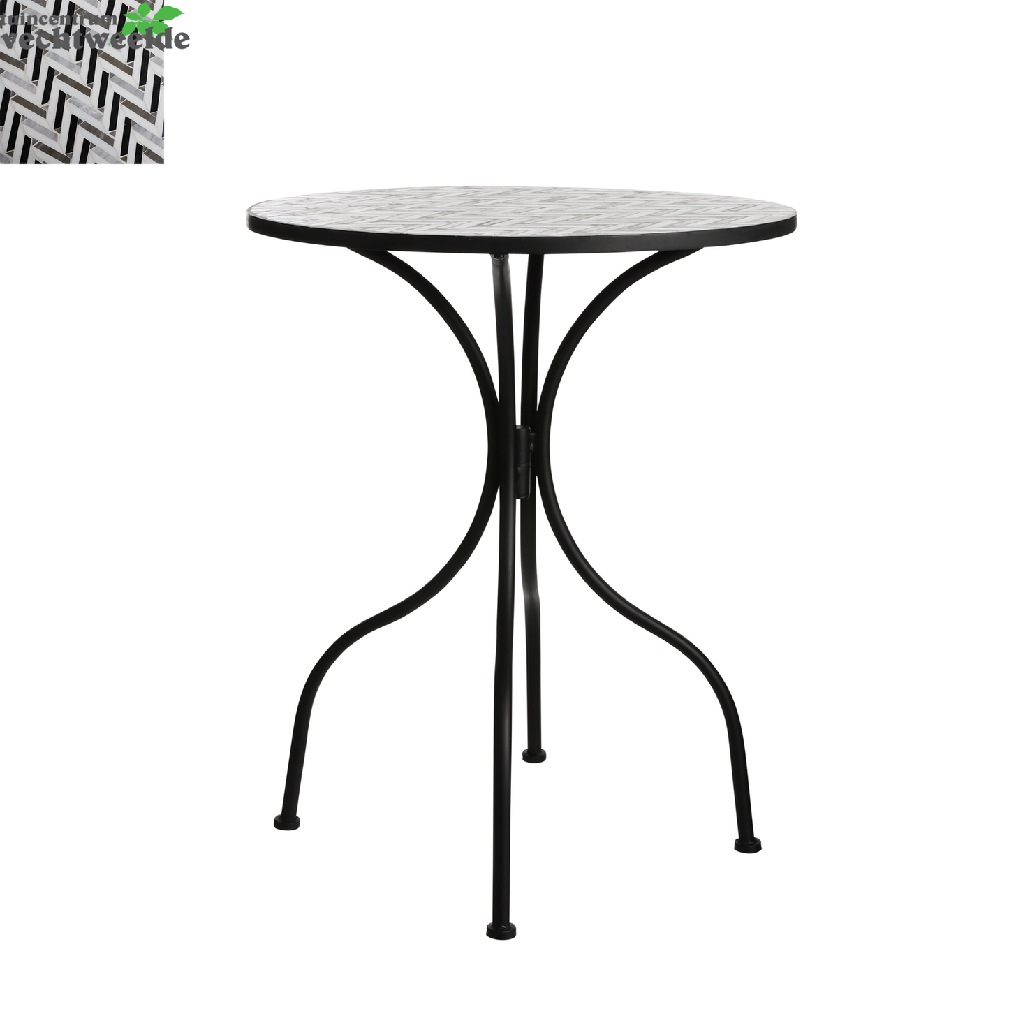  Tafel Verano Dia61 H76 CM Zwart
