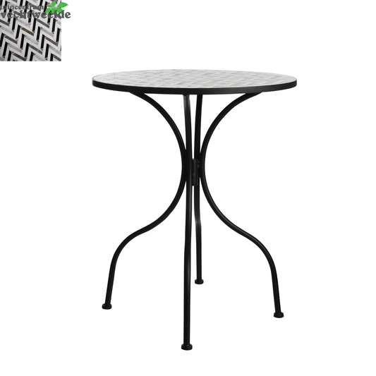  Tafel Verano Dia61 H76 CM Zwart