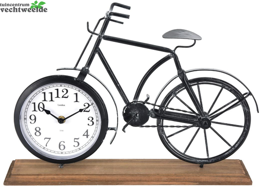  TAFELKLOK FIETS HOUTEN VOET
