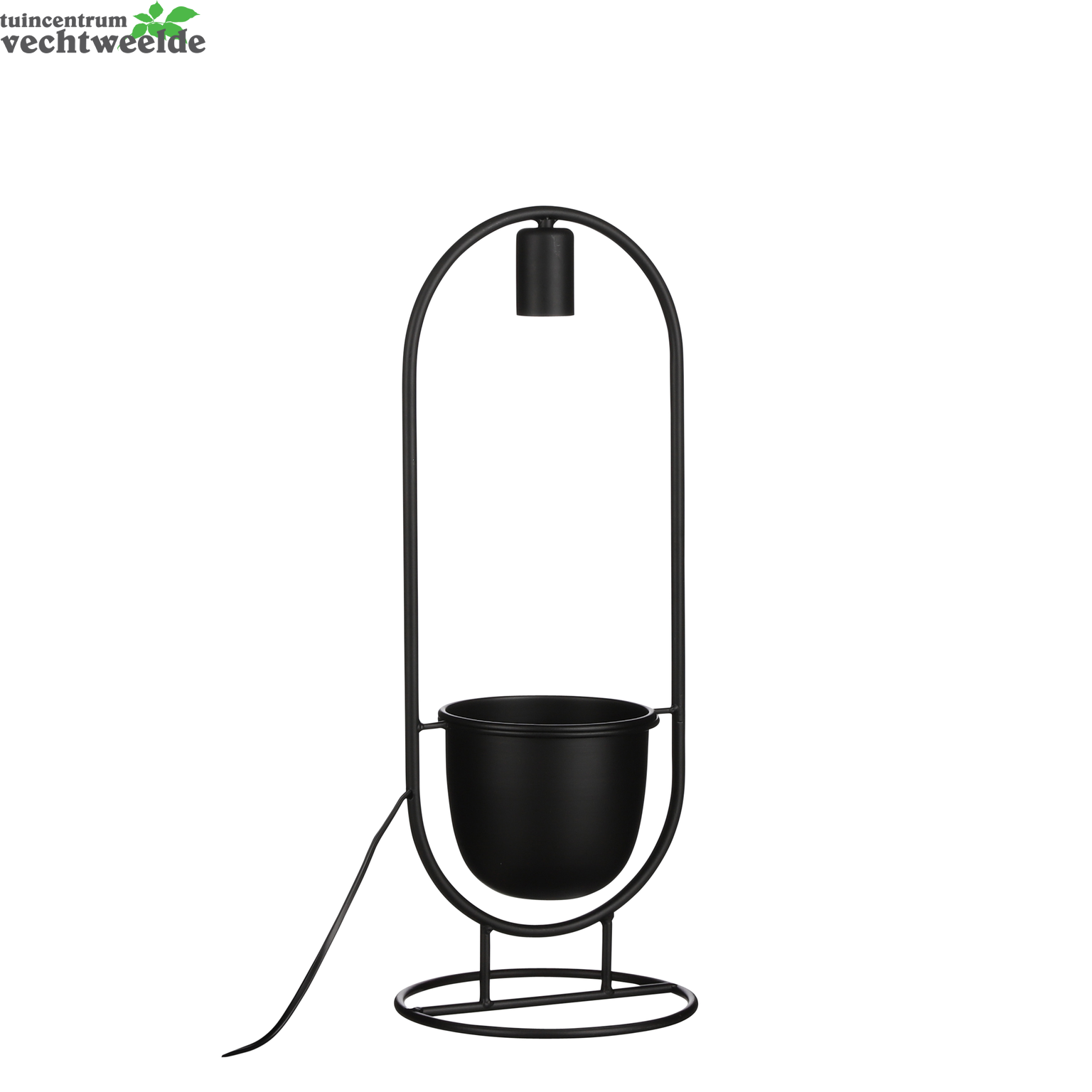  Tafellamp Brett L21b15h55cm Zwart