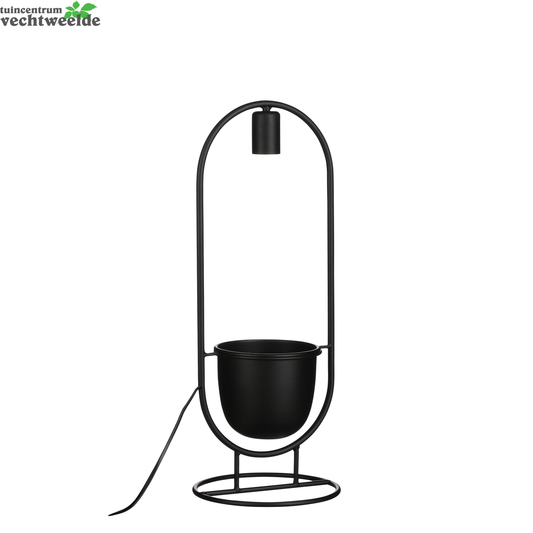  Tafellamp Brett L21b15h55cm Zwart