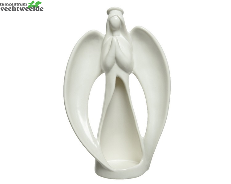 Decoris Theelichthouder Prsln L16b8h24cm Wt