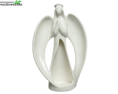 Decoris Theelichthouder Prsln L16b8h24cm Wt