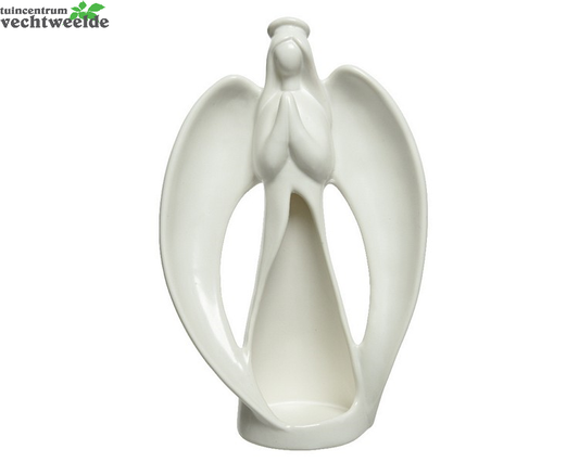 Decoris Theelichthouder Prsln L16b8h24cm Wt