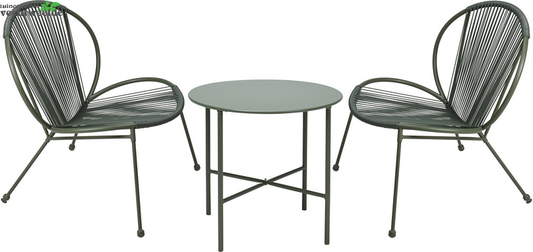  TUINMEUBELSET 3DLG GROEN