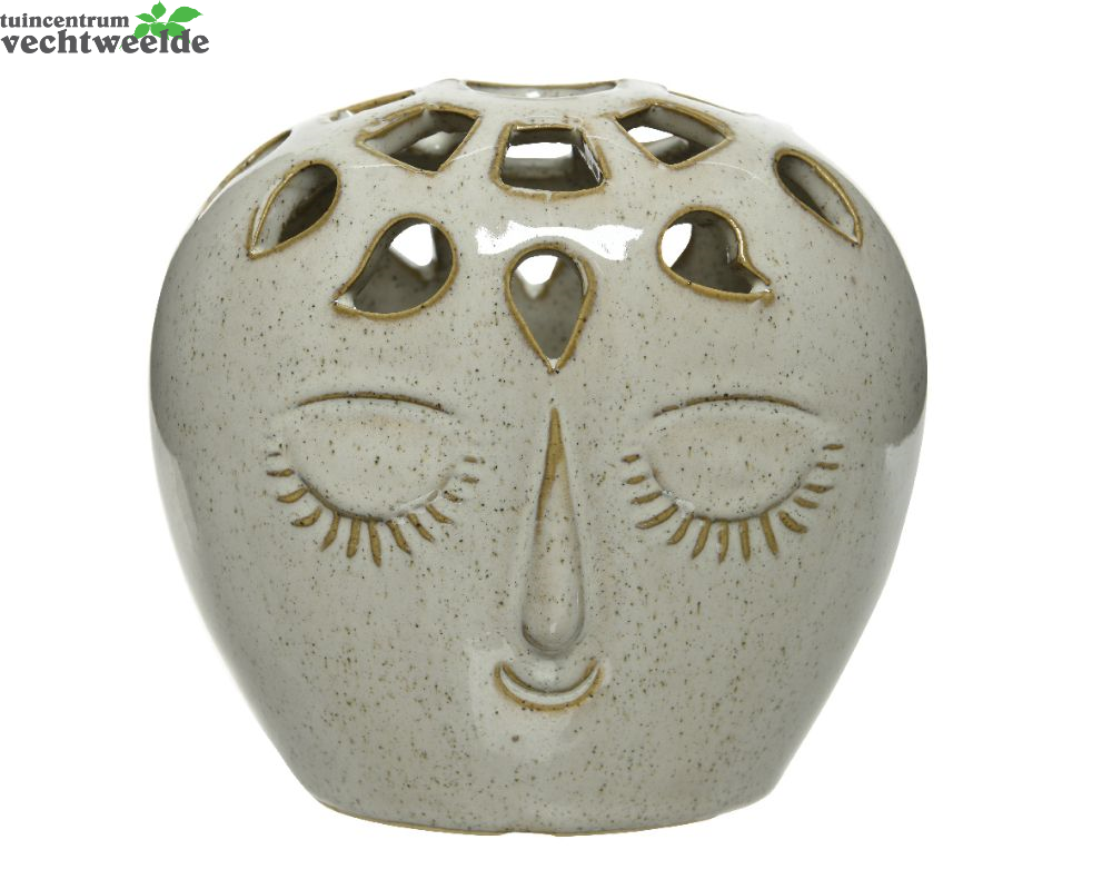 Decoris Vaas Aardewerk L19b12h17cm