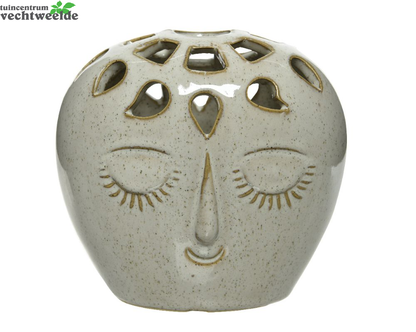 Decoris Vaas Aardewerk L19b12h17cm