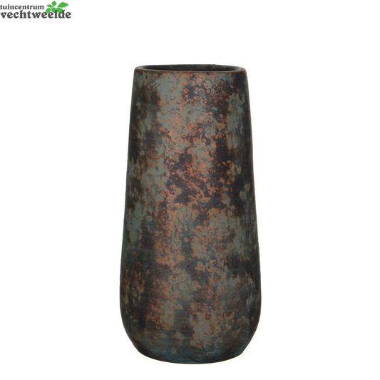  Vaas Clemente D17.5h35cm Koper - Mica