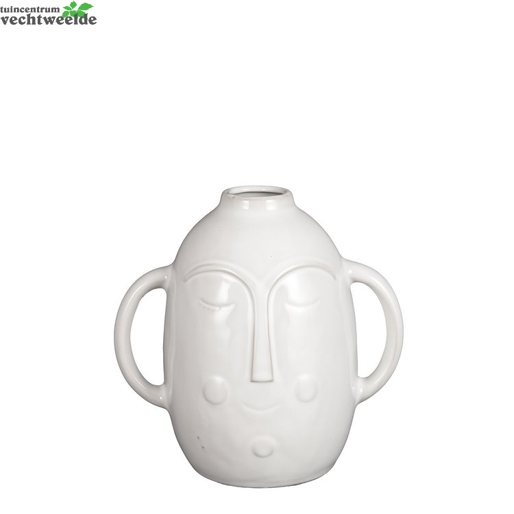  Vaas L19b12.7h18.6cm Wit