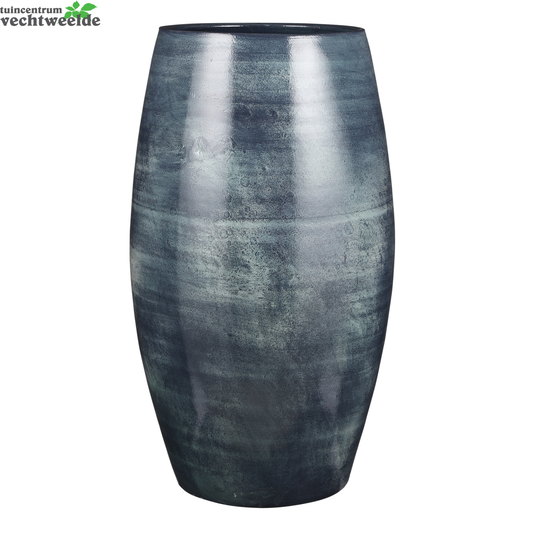  Vaas Lester D39h70cm Blauw - Mica