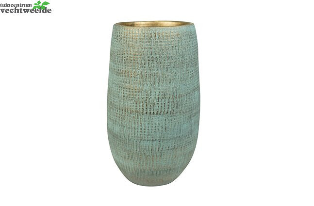  Vaas Ryan D18h30cm Shiny Blue - Ter Steege
