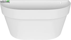 Elho Wandbak Loft Urban D40cm Wit