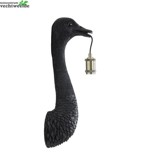  Wandlamp Ostrich L15.5b18h57.5cm Zw
