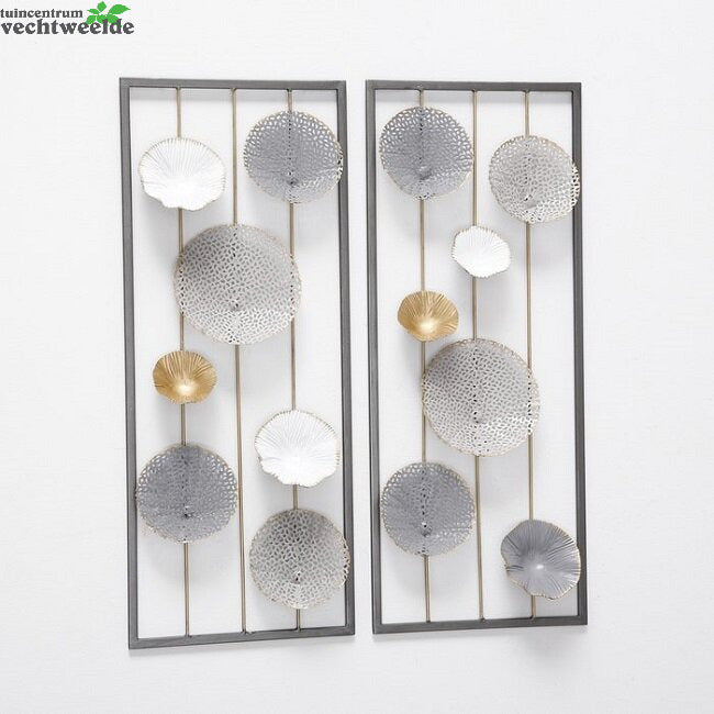  Wandobject Tizian Ijzer B25 X H61 CM