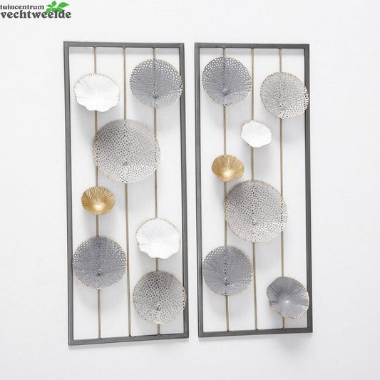  Wandobject Tizian Ijzer B25 X H61 CM