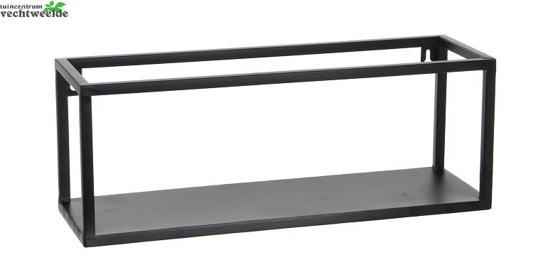  Wandrek L40b12.5h15cm Zwart
